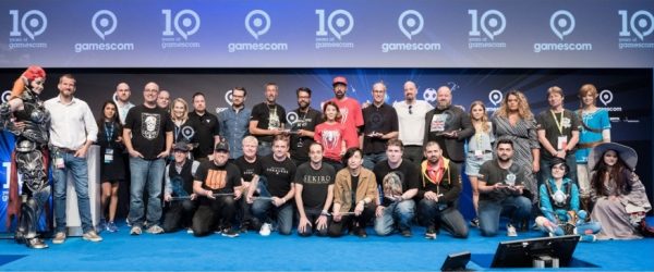 Gruppenbild Gewinner gamescom award 2018 ©gamescom